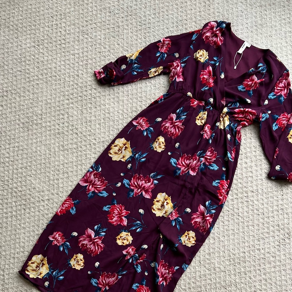 Floral maxi dress, size M